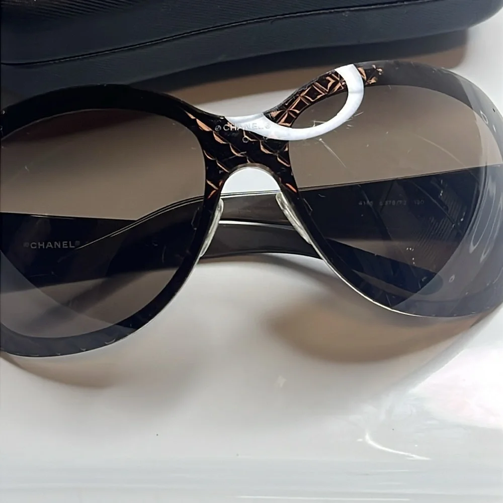 CHANEL Women's Brown Sunglasses